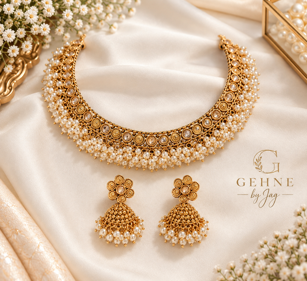 Pearl Jaal Set