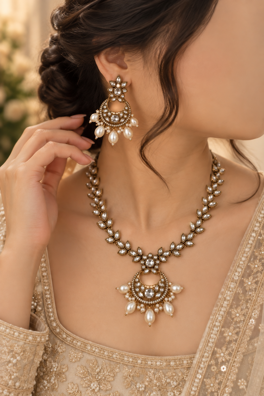 Pearl Leaf Set